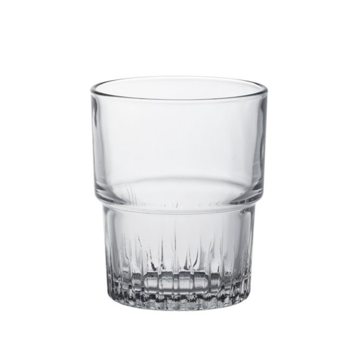 dieses transparente 16 cl Empilable Tumbler Glas kann sowohl bedruckt als auch graviert werden